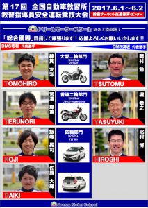 【結果速報】第17回 全国自動車教習所教習指導員安全運転大会